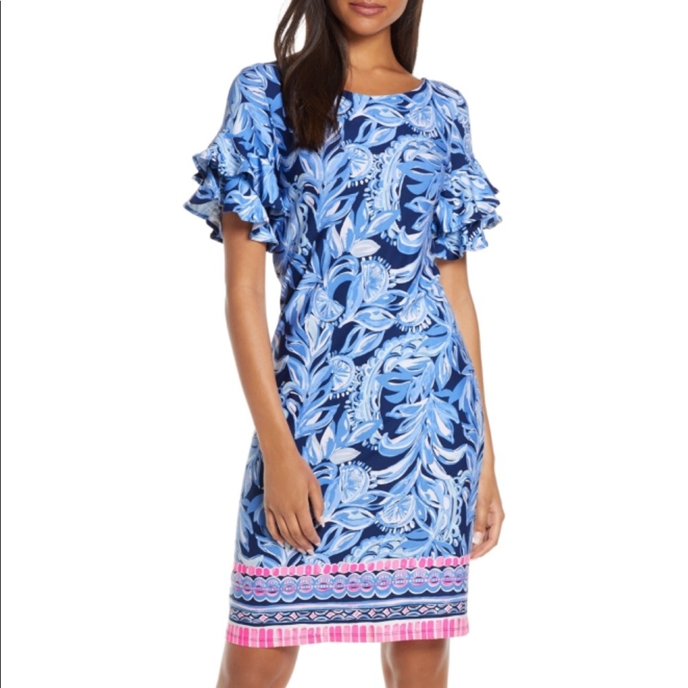 Lilly Pulitzer Dianna Ruffle Sleeve Dress